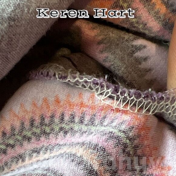 Keren Hart Purple Flare Sleeve Hippy Jacket Size Small - Picture 7 of 12